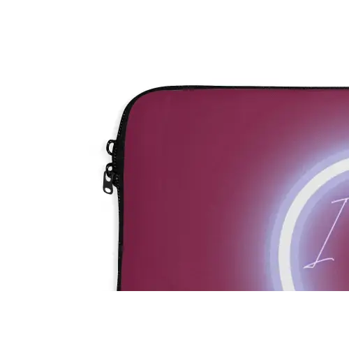 I liked it so it's mine - Neon hart - Roze laptophoes neopreen klein -detail