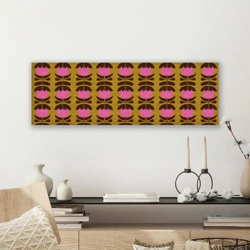 Abstract - Bloemen - Roze canvas 2cm klein 828 -sfeer6