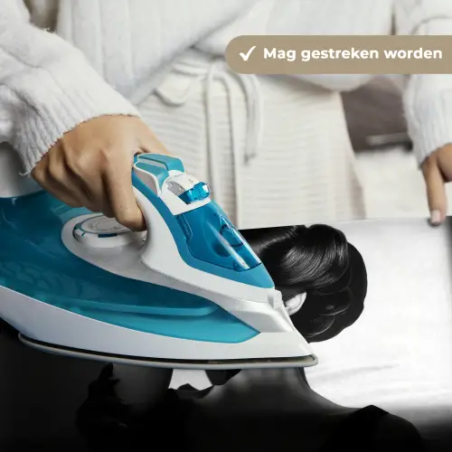 Vrouw - Zwart - Hart Wandkleed katoen klein -sfeer9