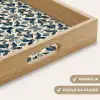 Tegel - Patroon - Blauw - Beige Dienblad Rechthoek middel 911 -USP_HandgreepIT