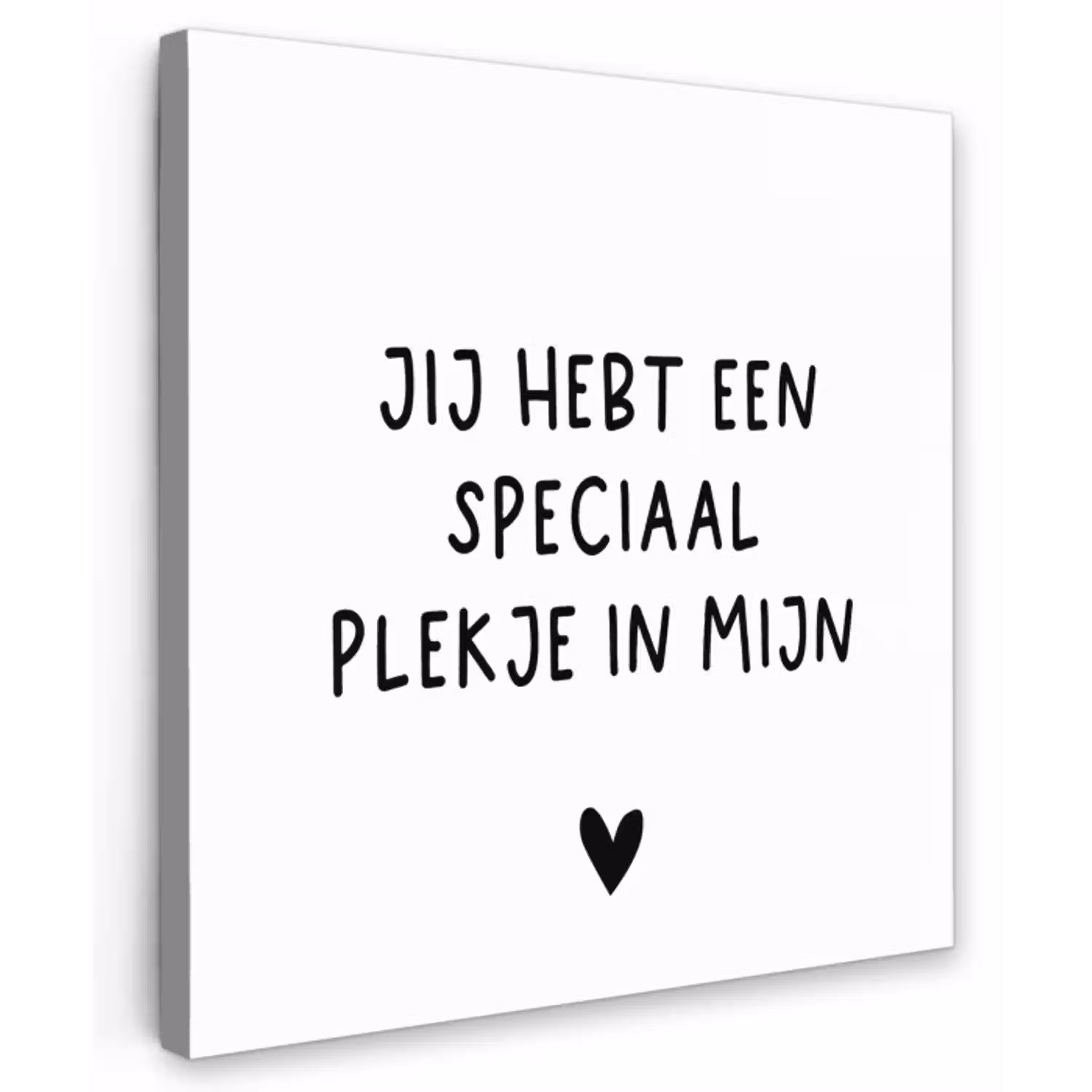 Een speciaal plekje in mijn hart - Spreuken - Quotes Tuinposter op houten frame 2 cm dik klein -3d