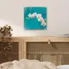 Orchidee - Bloemen - Plant - Wit - Paars plexiglas 5mm klein -sfeer4
