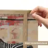 Street art - Zebra - Vrouw - Dieren - Graffiti - Banksy Style Light Box met batterij (Wandlamp) middel -USP_websiteprintNL