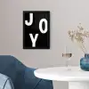 Kerstmis - Quotes - Joy - Zwart - Feest fotolijst zwart zonder passe partout klein -sfeer4