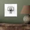 Basketbalbord - Minimalistisch - Zwart plexiglas 5mm klein -sfeer3