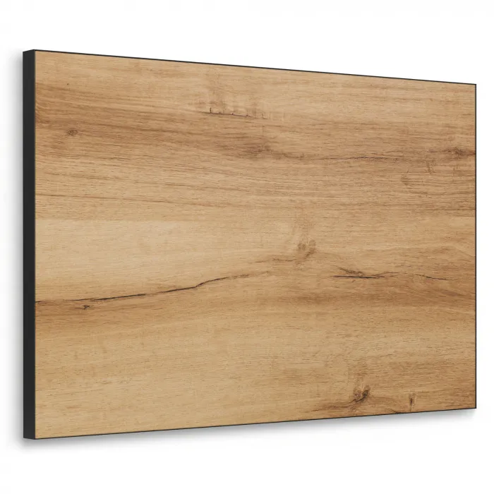 Houtlook - Bruin - Hout Textielframe zwart klein -3d
