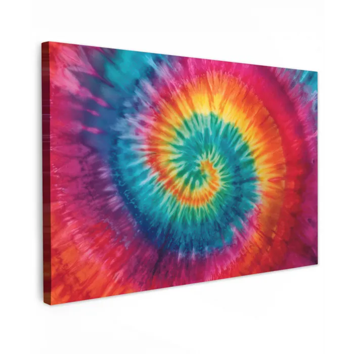 Regenboogkleuren - Tie dye - canvas 2cm klein -z3d