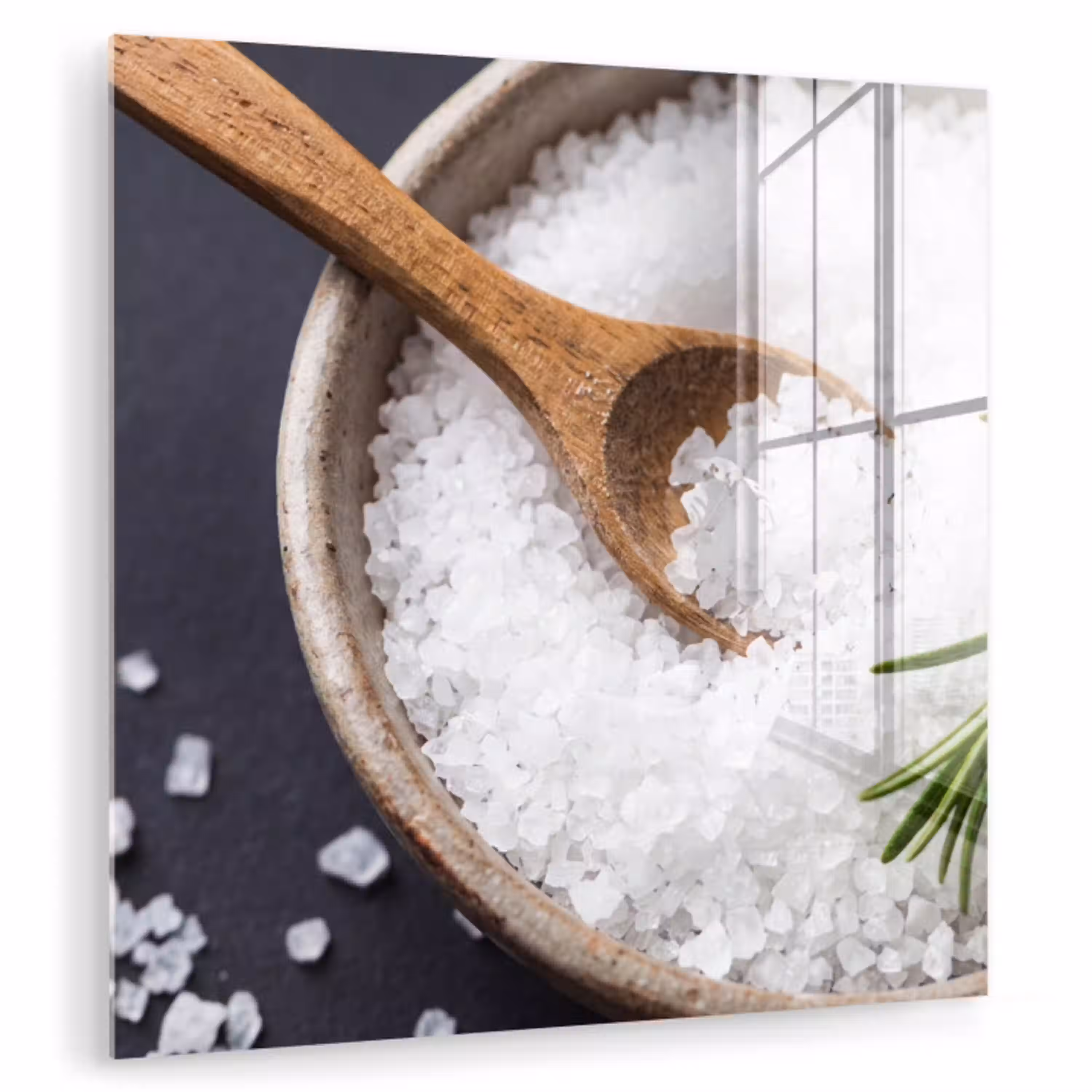 Zout - Kom - Eten plexiglas 5mm klein -zzzproduct_nieuw