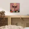 Illustratie - Vogel - Vlakken - Kleurrijk plexiglas 5mm klein -sfeer4
