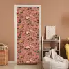 Klassiek - Botanisch - Roze deurposter klein 289 -sfeer1