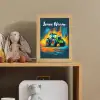 Abstract - Tractor - Groen Light Box met kabel (Kinderlampje) klein -sfeer2_kind