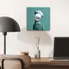Parkiet - Vogel - Koksmuts - Cute aluminium wit klein -sfeer5