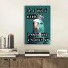 Parkiet - Turquoise - Quotes - Decoratie aluminium wit klein -sfeer1