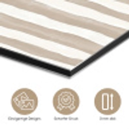 Minimalistisch - Strepen - Beige aluminium wit klein 46 -closeup_DE