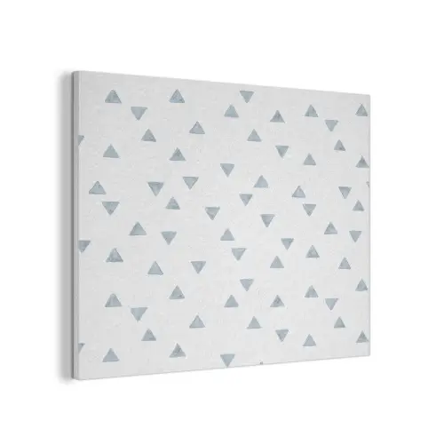 Blauw - Driehoek - Patroon PET vilt klein 837 -3d