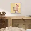 Handdoeken - Vrouw - Jurk - Roze plexiglas 5mm klein -sfeer4