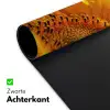 Zonnebloem - Dauwdruppels - Geel - Zonlicht Muismat XXL klein -sfeer2