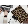Luipaardprint - Bruin - Courage - Sierlijk laptophoes neopreen klein -bureau