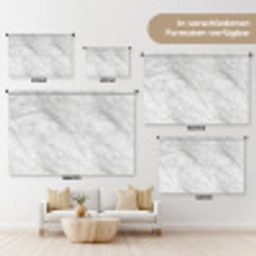 Klassiek - Marmer - Grijs Wandkleed katoen klein 269 -tsfeer8_DE