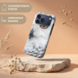 Sneeuwuil - Oog - Wildlife - Wit Toughcase MagSafe Apple iPhone 17 Pro Max klein -USP_RandenV_NL