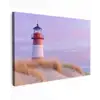 Vuurtoren - Duinen - Zonsondergang canvas 2cm klein -z3d