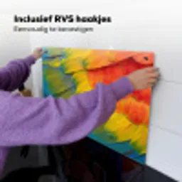 Veren - Ara - Kleurrijk Inductie beschemer met haakjes klein -ky-ophangen-nl