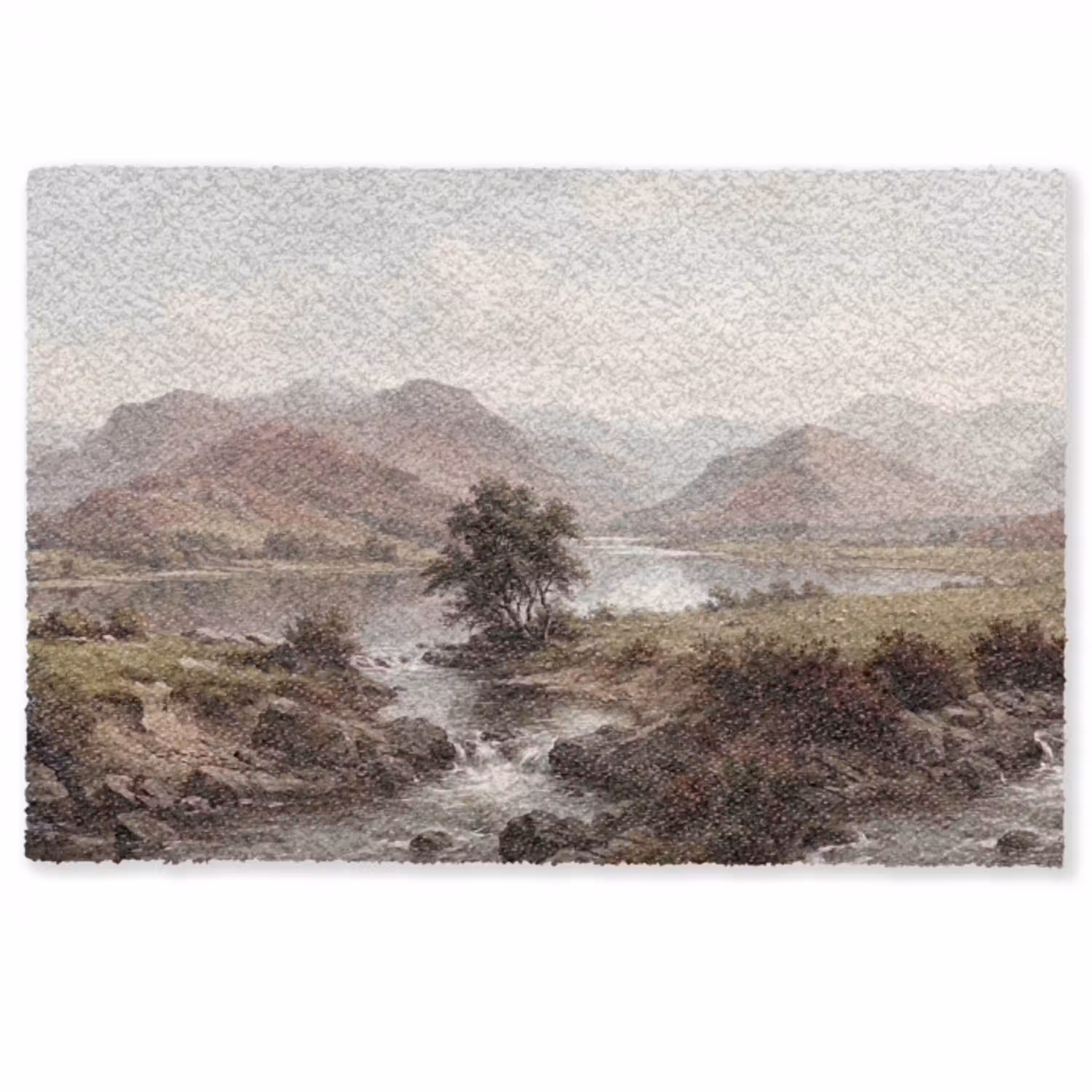Berglandschap - Meer - Bergen - Vallei - Klassiek Deurmat klein -zkaufland3d