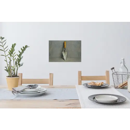 Troffel - Verf - Gereedschap Muursticker klein -eettafel