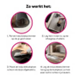 Kraanvogel - Natuur - Realistisch Inductie beschermer vinyl 3mm klein -wsfeer9_website