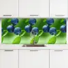 Bosbessen - Paars - Bladeren - Groen keuken achterwand 2 middel 871 -3d