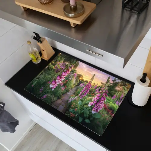 Vingerhoedskruid - Bloemen - Tuin Inductie beschemer met haakjes klein -sfeer1