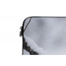 Roodborstje - Tak - Sneeuw - Winter - Levendig laptophoes neopreen klein -detail