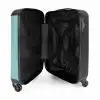 Hotrod turquoise Koffer - NBS - Handbagage middel -binnenkant