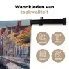 Brug - Stad - Huizen - Boot Wandkleed katoen klein -sfeer2