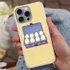 Eieren - Doos - Minimalistisch - Blauw Hoesje iPhone 16 Pro Max met koord klein -sfeer3