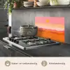 Zon - Abstract - Landschap - Oranje keuken achterwand spatscherm klein -usp_NL