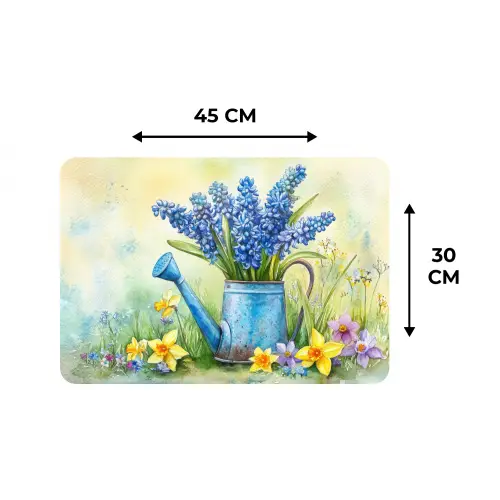 Gieter - Lavendel - Bloesems Placemat vinyl groot -specs