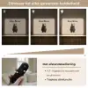 Beer - Donkerbruin - Minimalistisch Light Box met batterij (Wandlamp kind) middel -USP_dimbaarNL