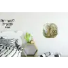 Filicinae - Tuindecoratie - Tuinposter - Vintage - Oude meesters Wandcirkel aluminium klein -kinderkamer