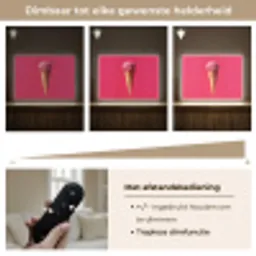 Schepijs - Roze - Hoorntje Light Box met batterij (Wandlamp) middel -USP_dimbaarNL