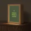 Donkergroen - Quote - Zon - Zomer Light Box met kabel (Tafellamp) klein -z3d_website