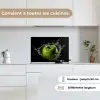 Appel - Groen - Fruit - Water - Zwart keuken achterwand spatscherm klein -sfeer4_FR