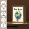 Illustratie - Abstract - Voetbal - Verfspatten Light Box met kabel (Kinderlampje) klein -USP_NL