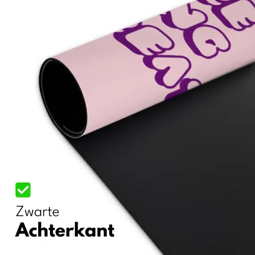 You're doing great - Roze - Bubble letters Muismat XXL klein -sfeer2