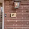 Gevlochten riet - Traditioneel Naambord Rechthoek middel -sfeer7-rechthoek-S