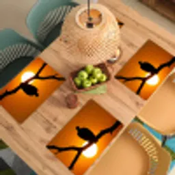 Gier - Tak - Zon - Oranje Placemat vinyl groot -zzsfeer5_Kitchenyeah-website