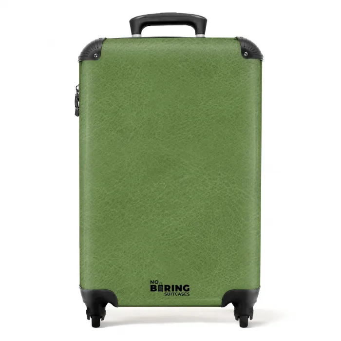 Lederen look mint groen NBS - Handbagage koffer - Kinderen Unisex middel -productfoto_recht