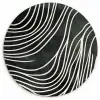 Lijnen - Patroon - Abstract - Wit Wandcirkel plexiglas klein -3d