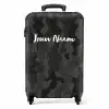 Groene camouflage print NBS - Handbagage koffer - Kinderen Unisex middel -productfoto_recht