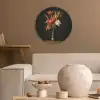 Boeket - Oranje - Gouden - vaas Akoestische PET Vilt - Rond klein -sfeer1